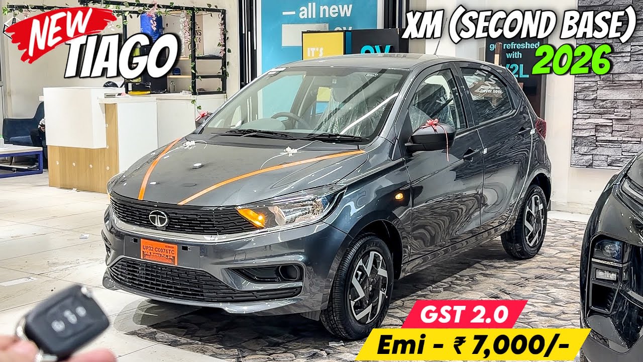 Tata Tiago XM 2026 ❤️ | GST 2.0 में ₹75,000/- की महाबचत ✅ | Tiago 2026 Detailed Review 