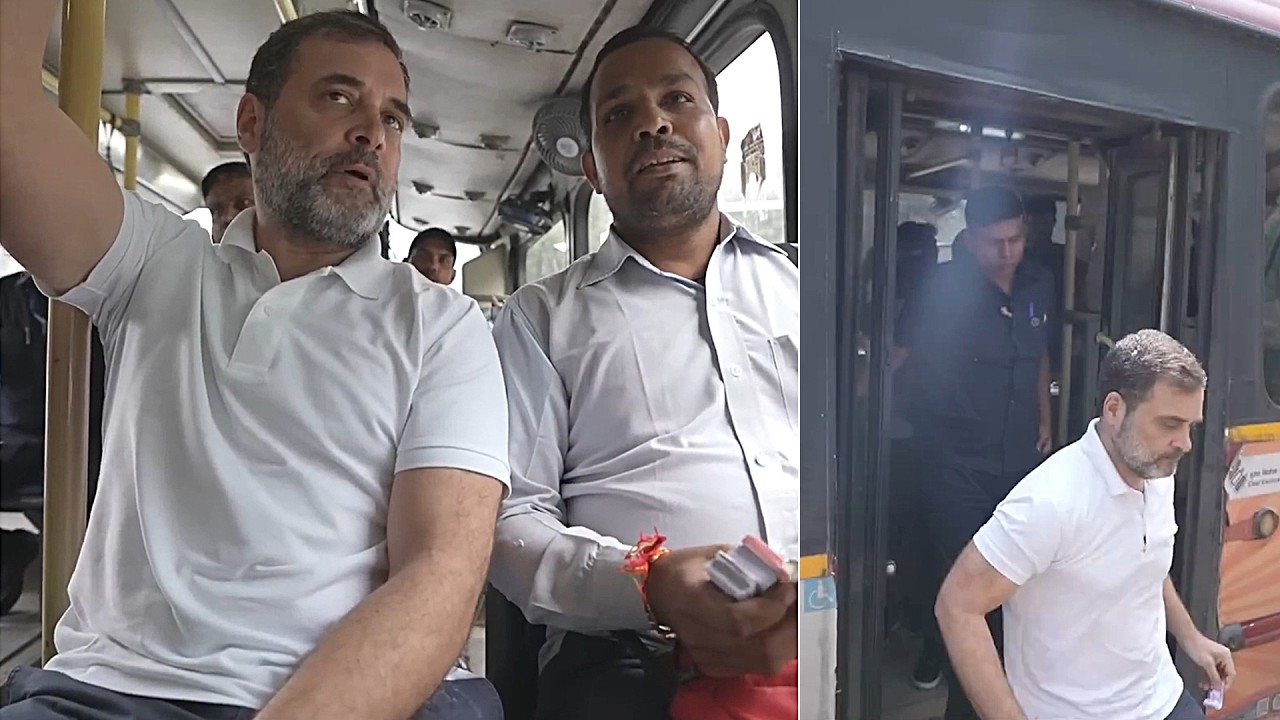 Rahul Gandhi Interaction with Bus Driver &  Conductor | Congress Party | News Buzz