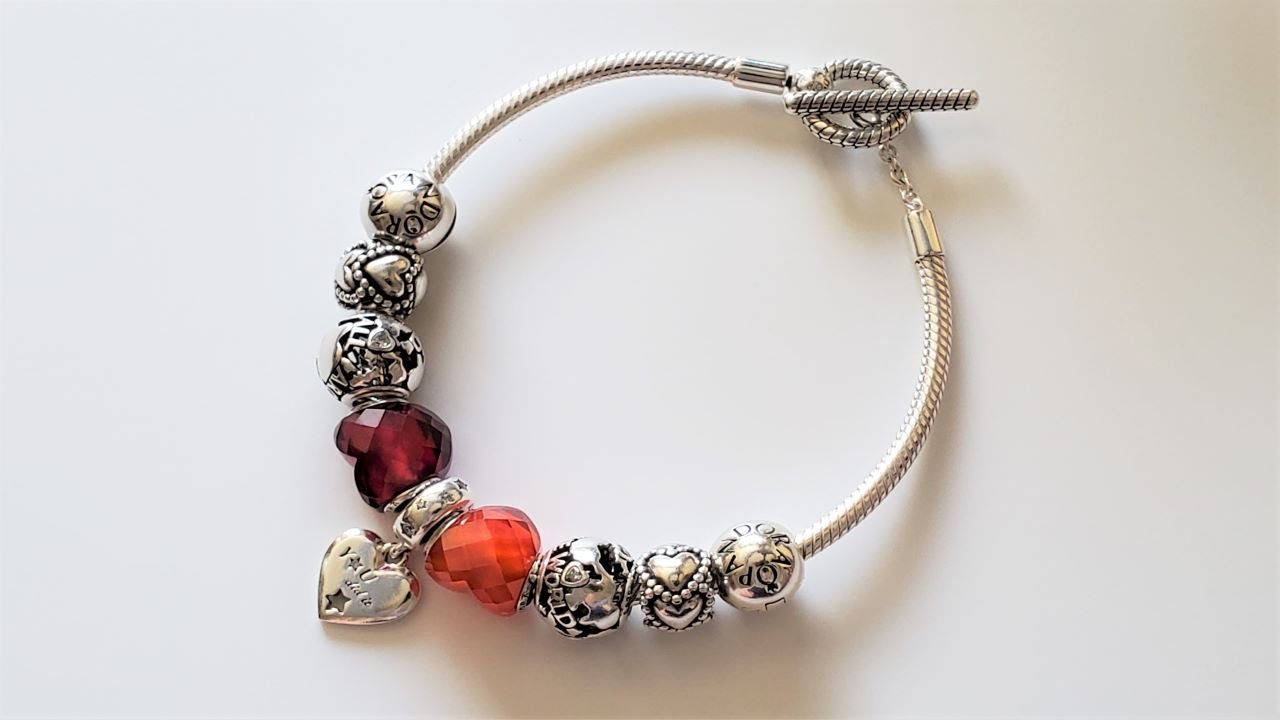 Pandora Congratulations Heart & Stars Dangle Charm Design