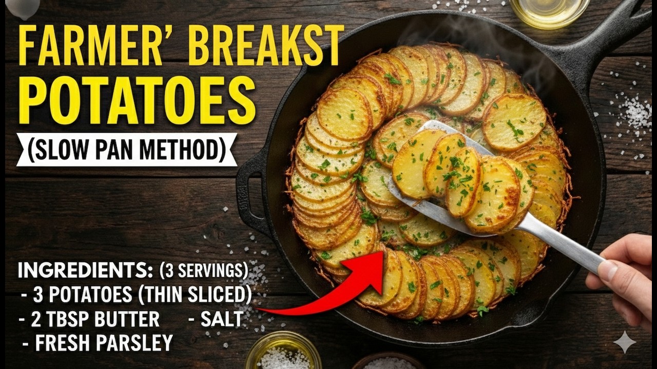 Farmer’s Breakfast Potatoes (Slow Pan Method)