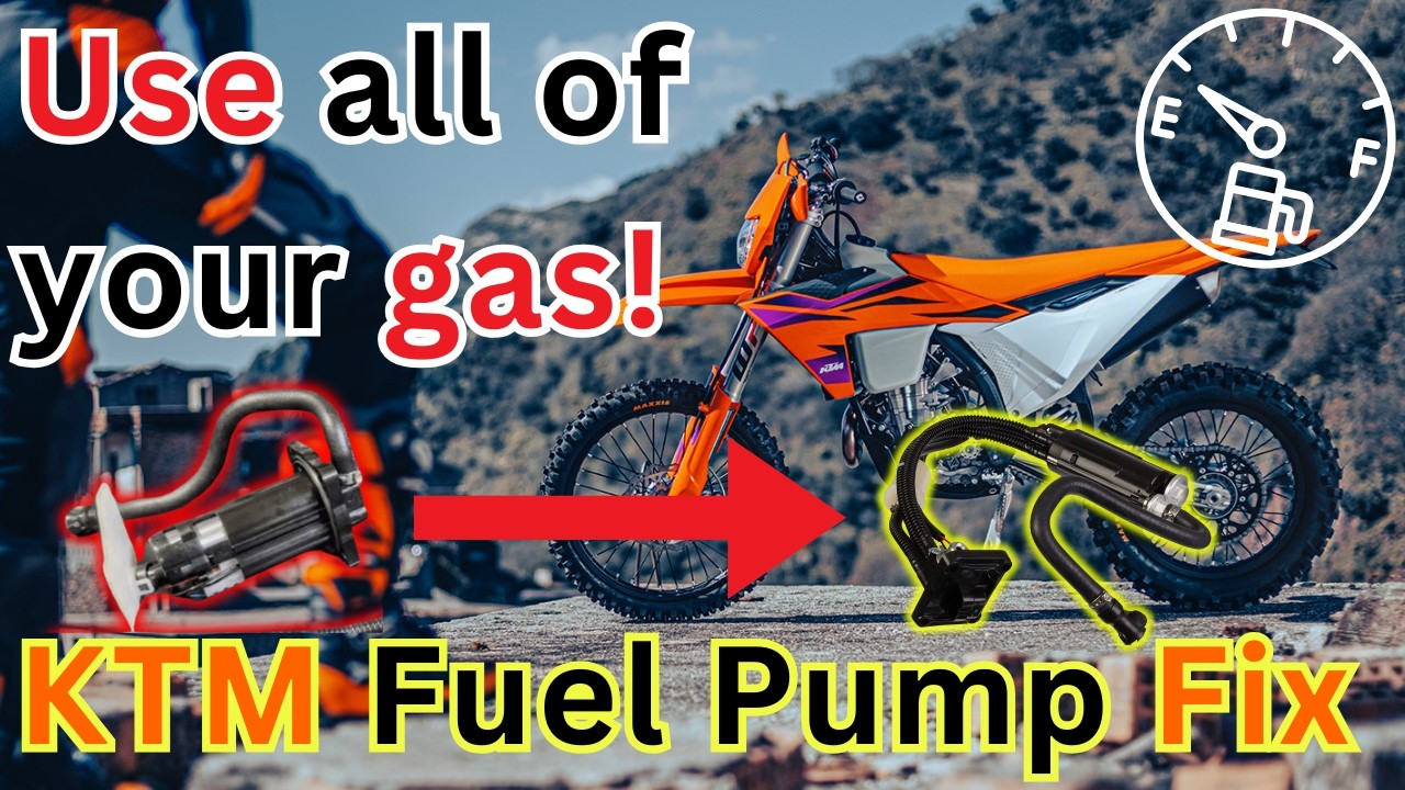 Improved New KTM Fuel Pump | Use all your Fuel!