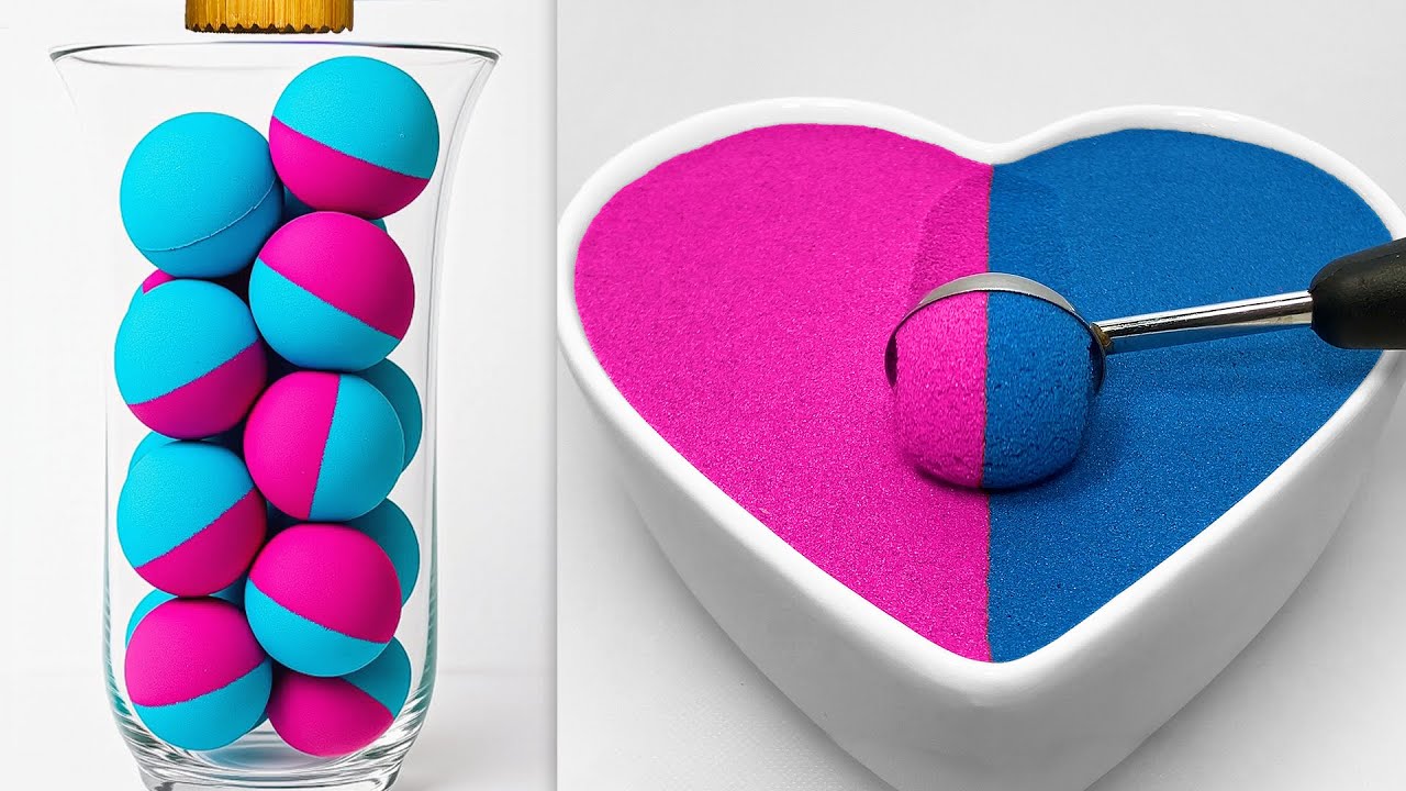 Very Satisfying and Relaxing Compilation 326 Kinetic Sand ASMR