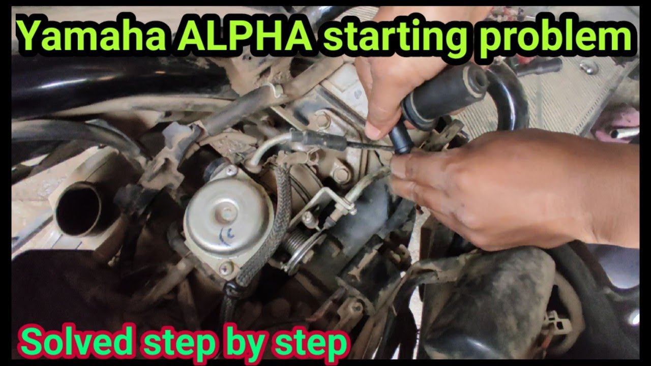 Yamaha ALPHA Starting problem solved || यामाहा अल्फा स्कूटी स्टार्टिंग प्रॉब्लम कैसे सॉल्व करें.