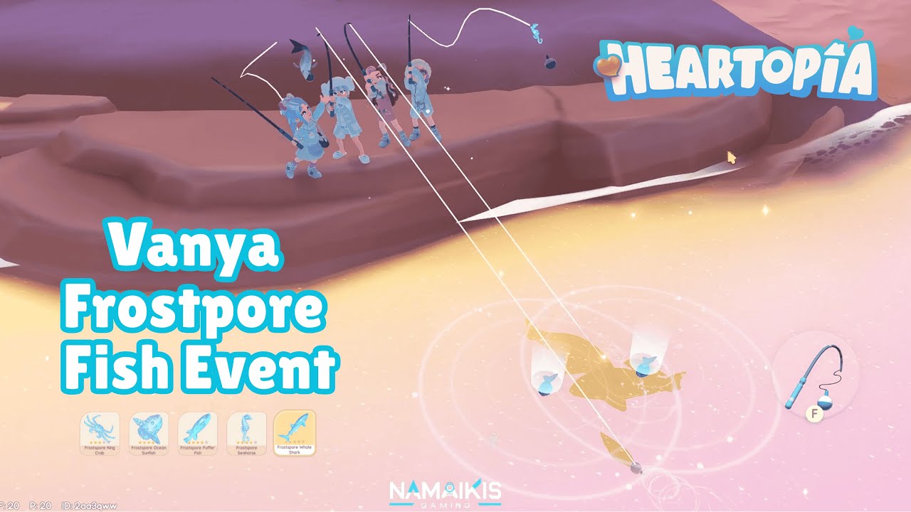 Vanya Frostpore Fish Event ❄️🎣 | Heartopia Gameplay Indonesia
