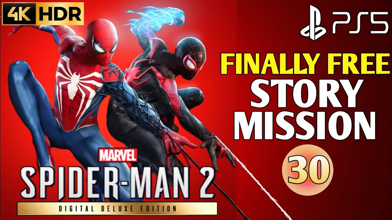 Finally Free Mission Marvel's Spider Man 2 Finally Free Mission Gameplay Walkthrough 4K ULTRA HDR