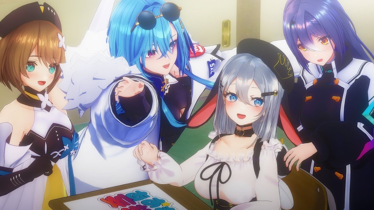 #あおぎり妄想会　クラスメイト編【音玄/エトラ/こまる/麗女】