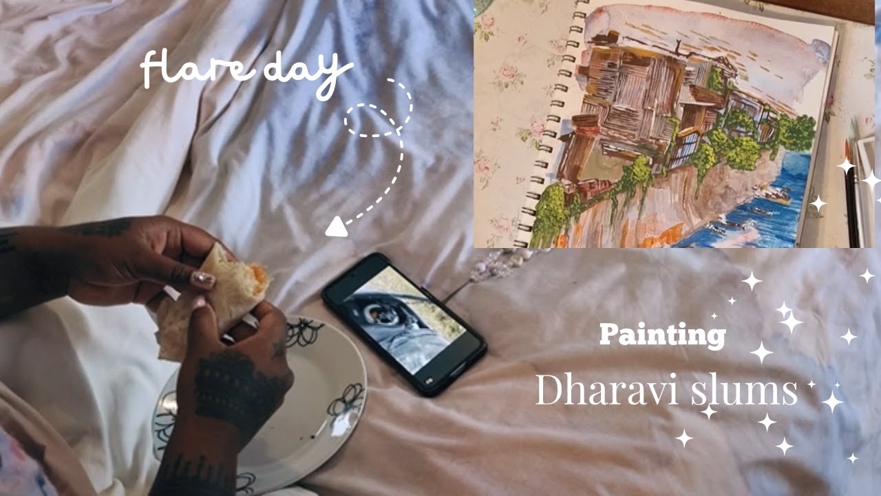 Managing chronic Pain ❣  Paint with me || a cosy art vlog ||