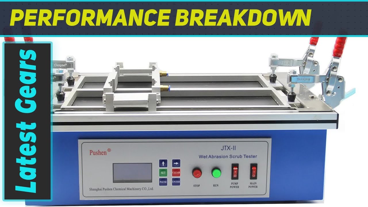 Efficient Wet Abrasion Scrub Tester: A Comprehensive Review