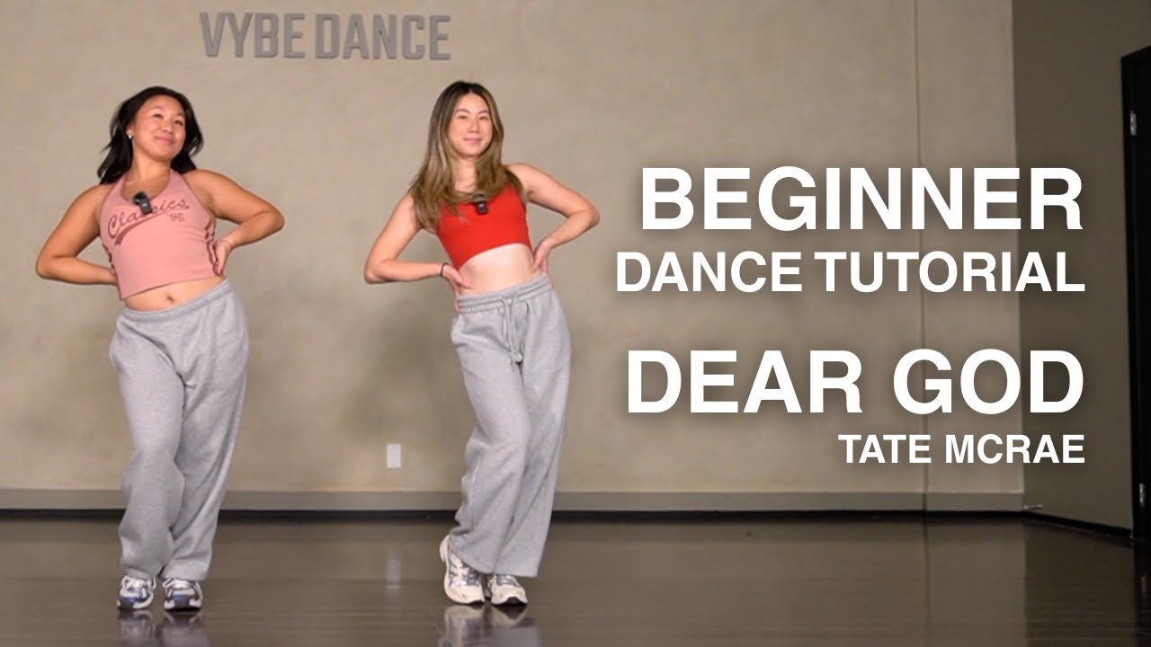 BEGINNER DANCE TUTORIAL | Dear God - Tate Mcrae Choreography by @Arica Tamayo