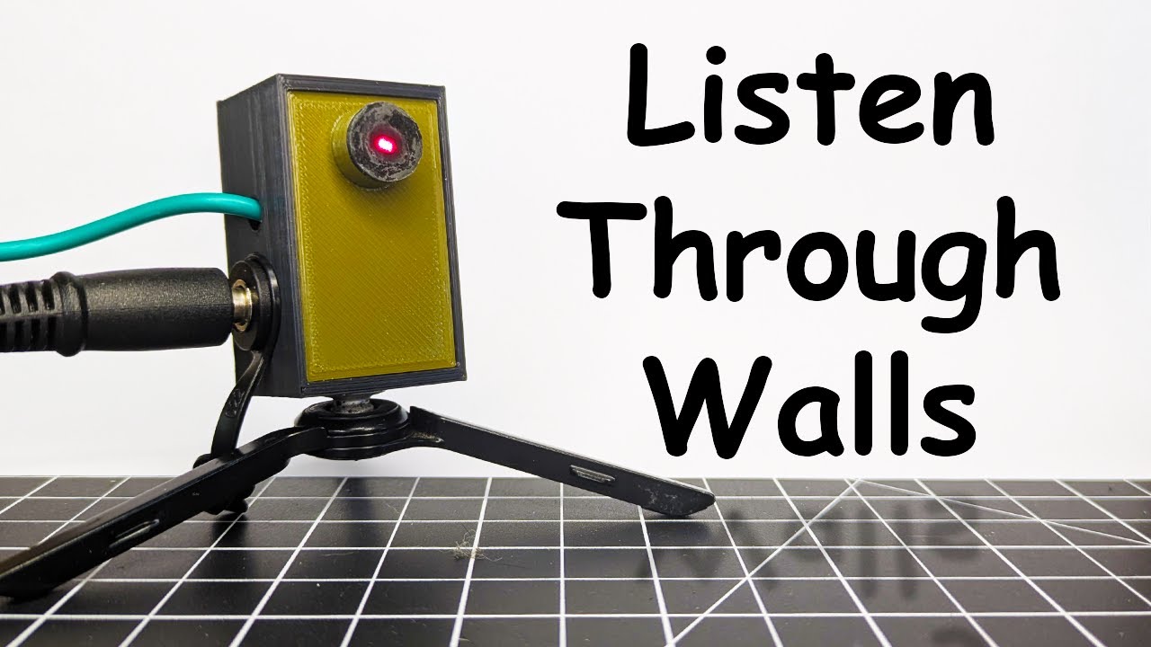I Built a CIA Spy Device (Laser Mic)