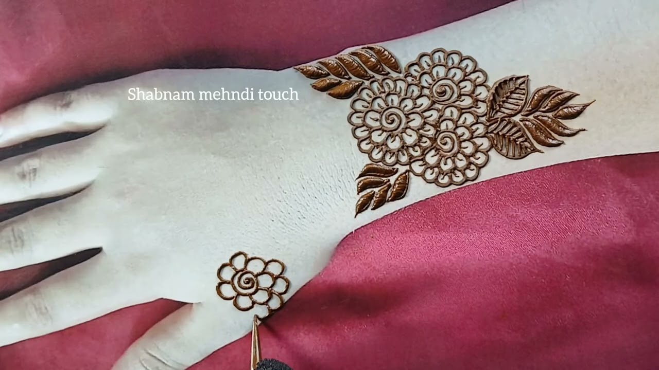 Eid के लिए बेहद खूबसूरत mehndi डिजाइन ll mehndi design for eid ll