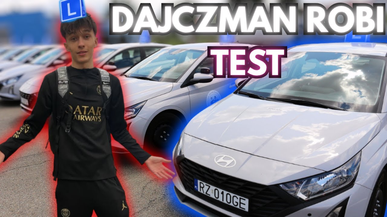 DAJCZMAN ZDAJE TEST NA PRAWO JAZDY 🏎️