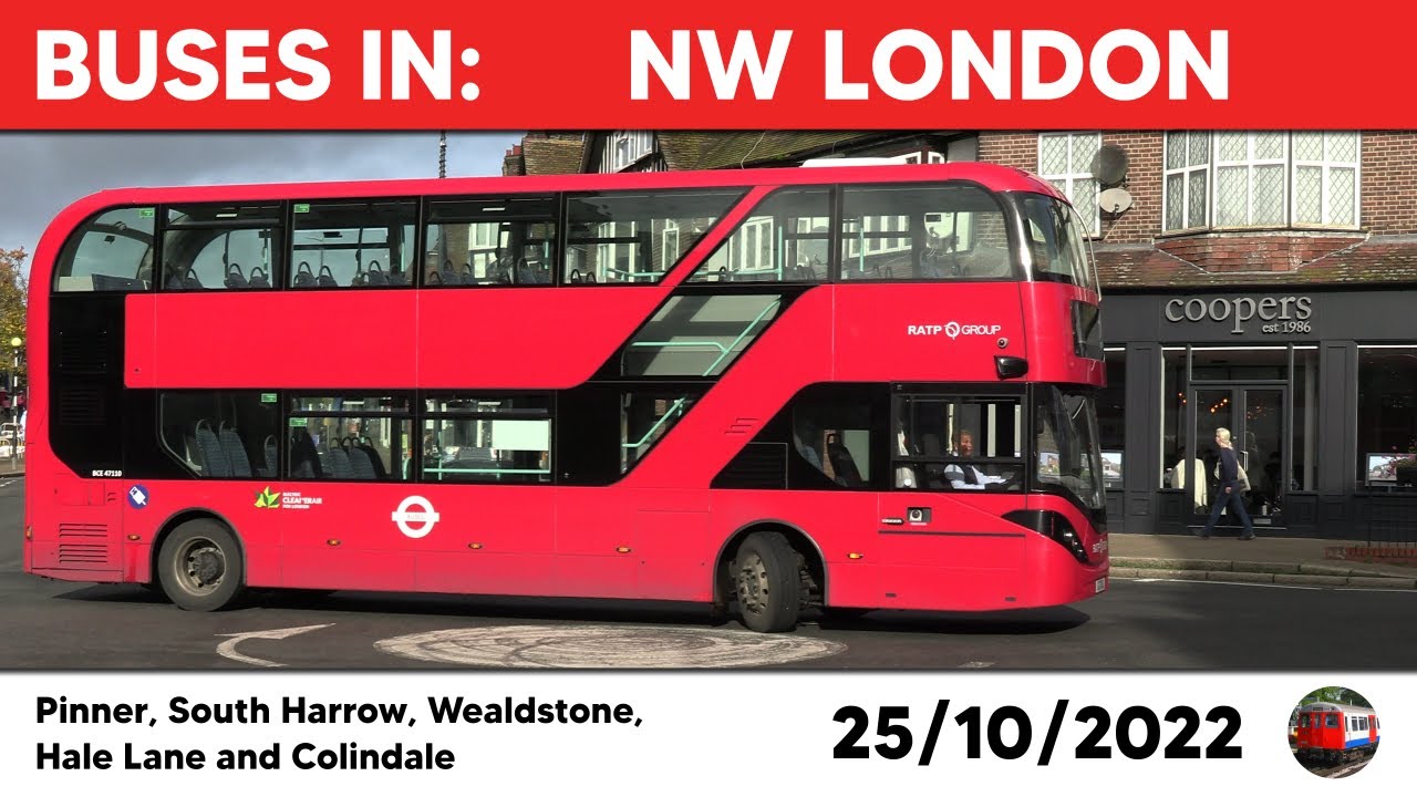 Buses in Northwest London 25/10/2022