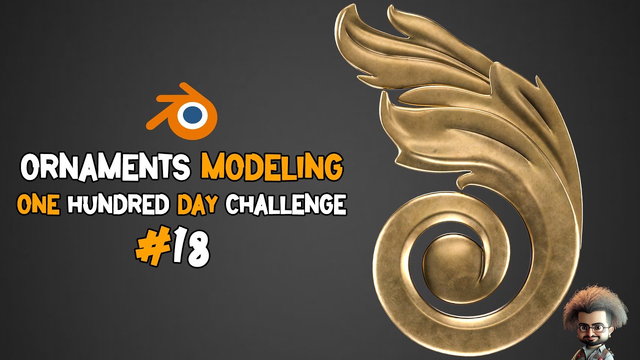 Ornaments Modeling in Blender #18