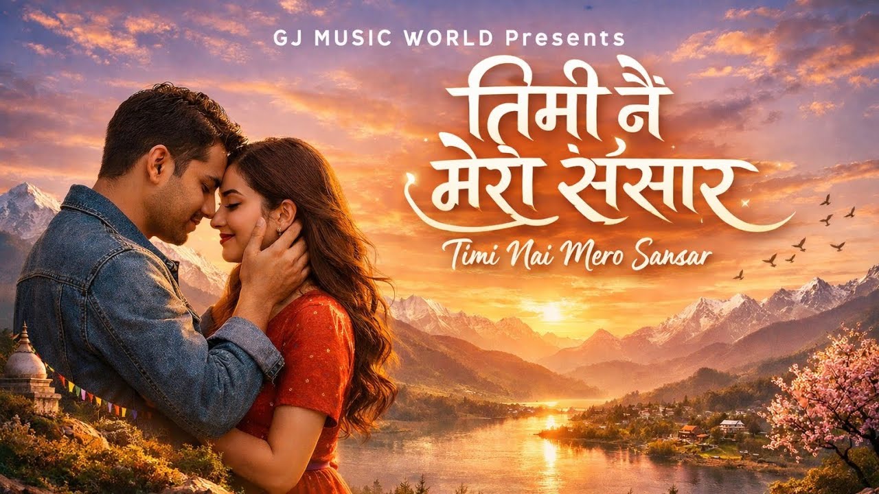 Timi Nai Mero Sansar ❤️ | AI Generated Nepali Love Song | Suno AI Romantic Song | GJ Music World