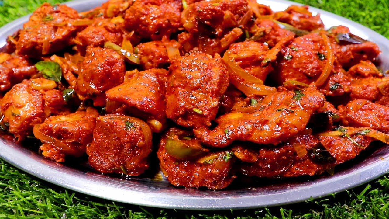 HYDERABADI CHICKEN - CHICKEN FRY RECIPE - DHABA STYLE HYDERABADI CHICKEN - HIDRABADI CHICKEN FRY