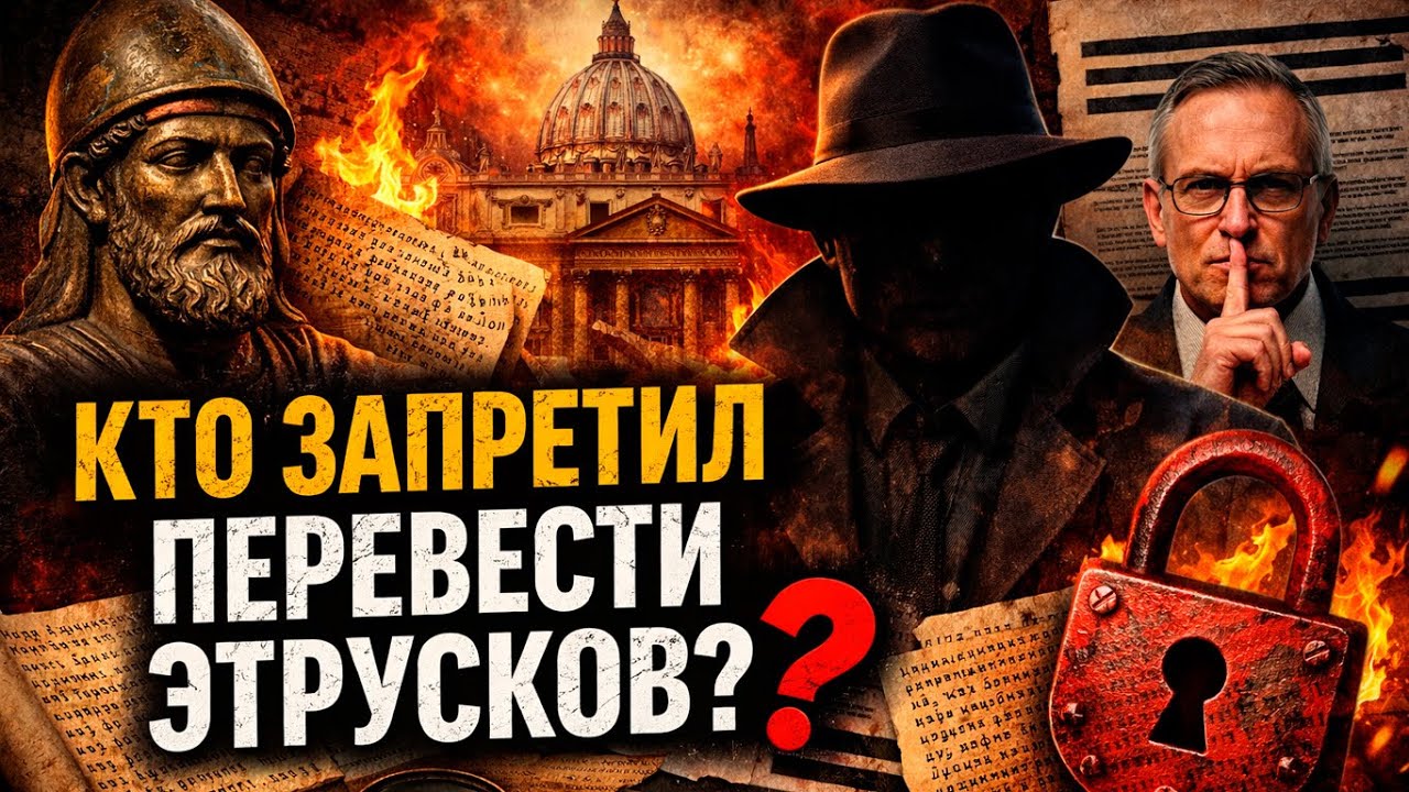 Почему перевод этрусков “засекретили”? Тайна Рима, Ватикана и языка, который читается наоборот