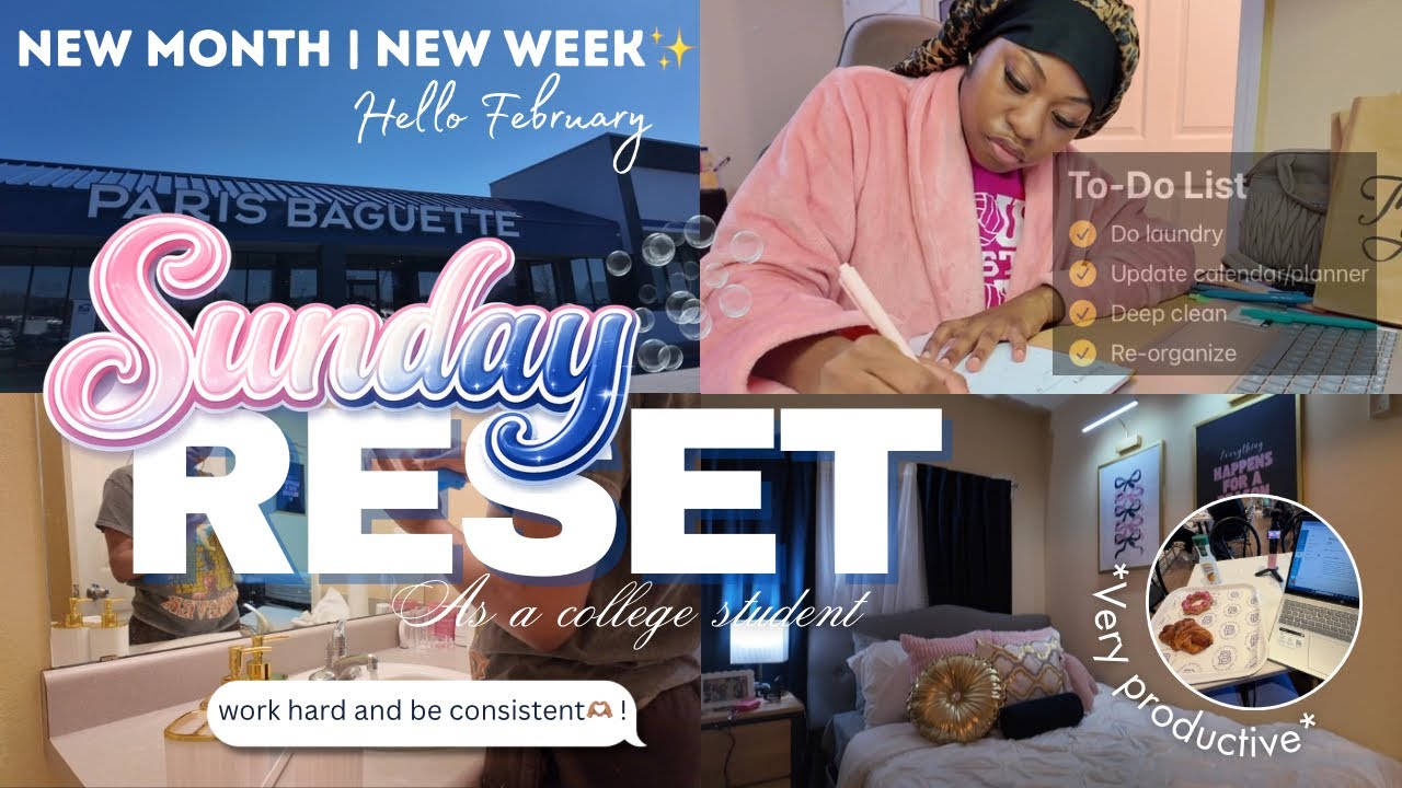 Sunday Reset✨| *VERY* Productive Deep Cleaning, Re-Organizing & New Month Prep 