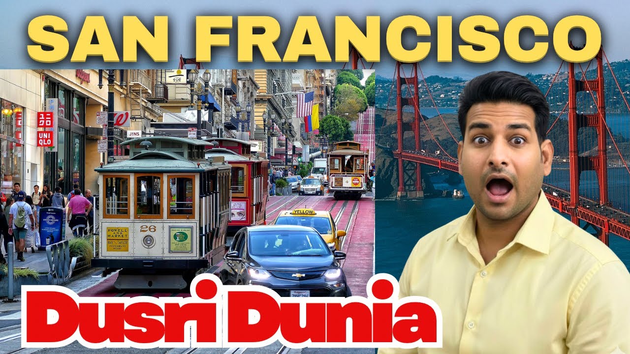 Wow ! World’s most beautiful downtown! San Francisco! Golden Gate Bridge! EP19 