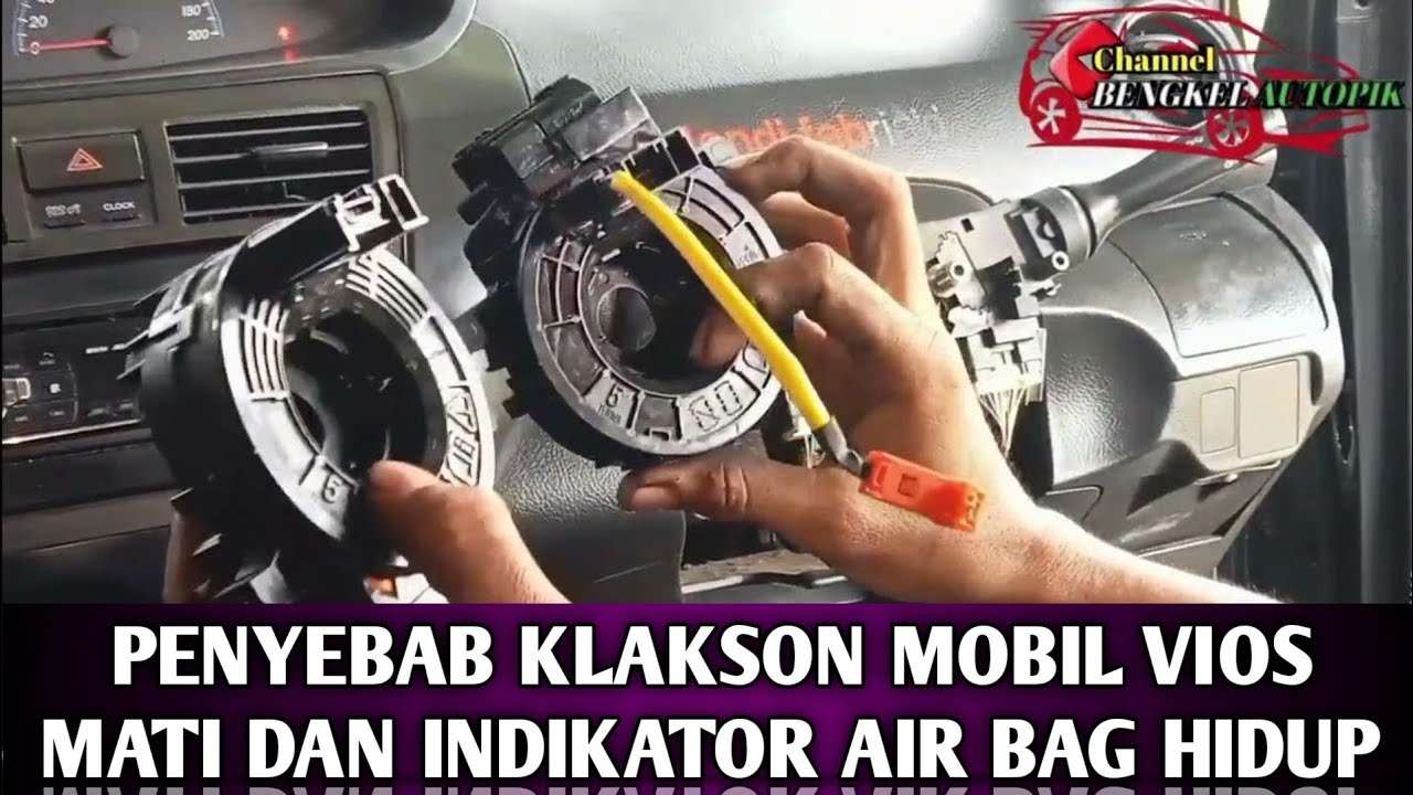 Kabel spiral putus | cara lepas dan pasang kabel spiral klakson@bengkelautopik5774 #tutorial