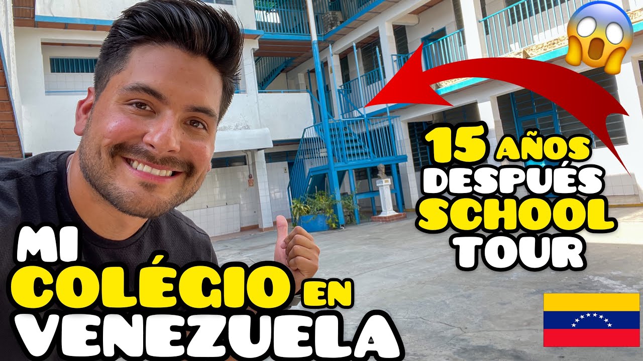 Mi COLEGIO en VENEZUELA, SCHOOL TOUR | AQUÍ ESTUDIÉ - Gabriel Herrera