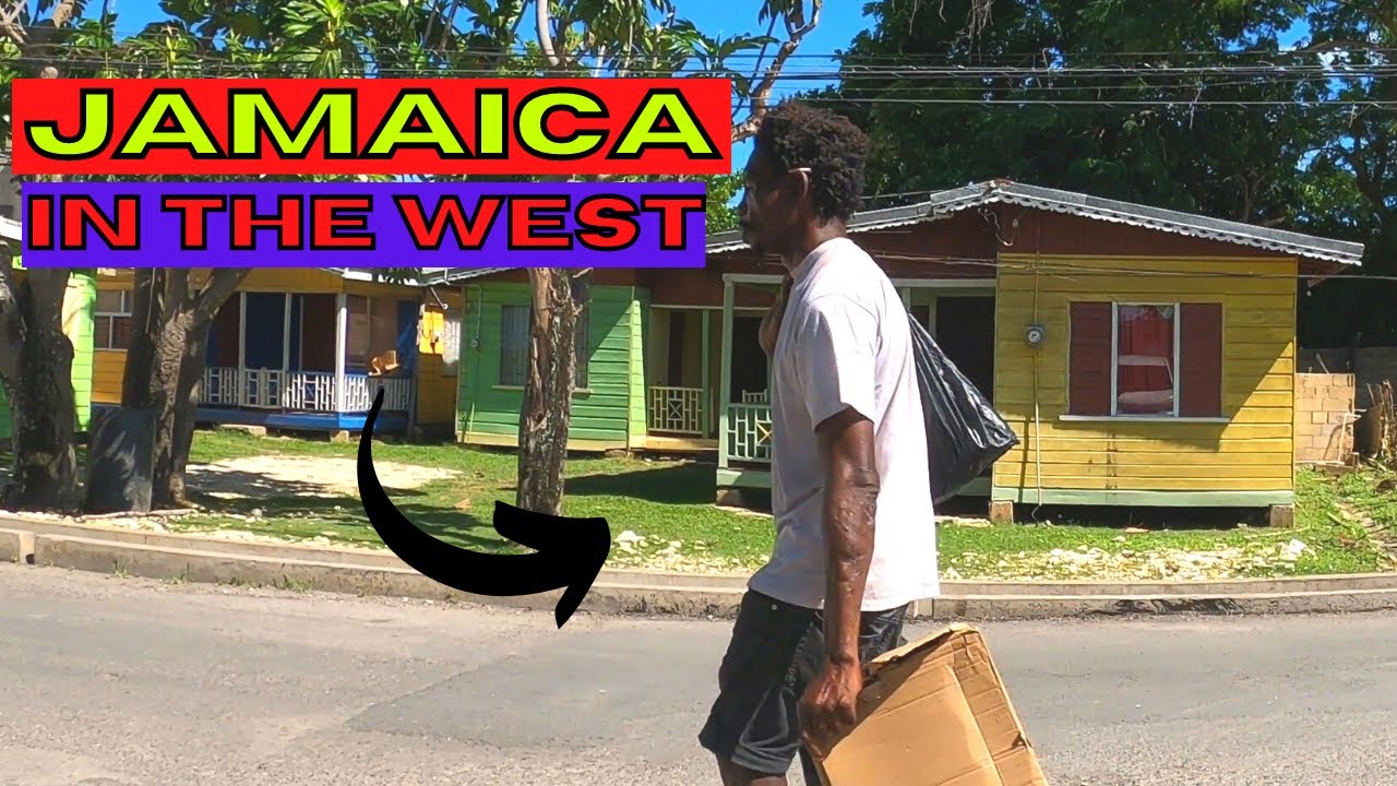 JAMAICA IN THE STREET , RAW FOOTAGE , SAVANNA LA MAR TOWN , WESTMORELAND