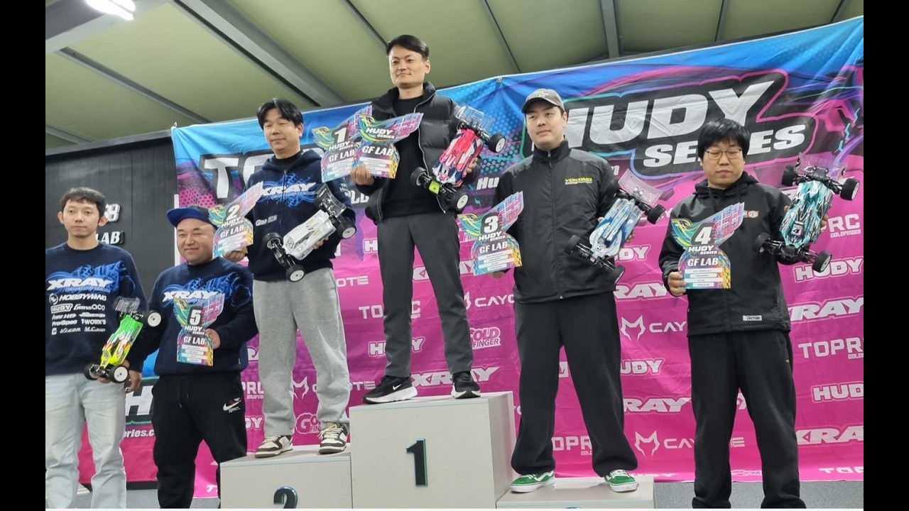 GF HUDY SERIES 2ND ROUND 4WD 13.5 A-MAIN 3차 영상 (골드핑거 서킷 26-03)