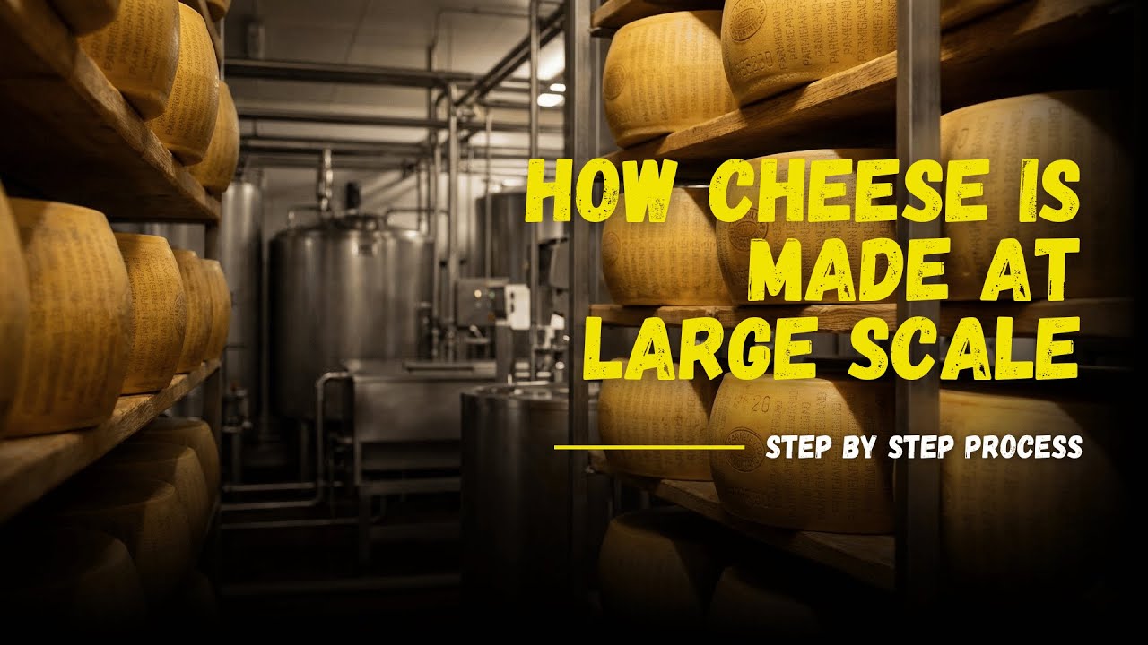 How Cheese Is Made in Industrial Factories | Inside the Modern Cheese Industry
