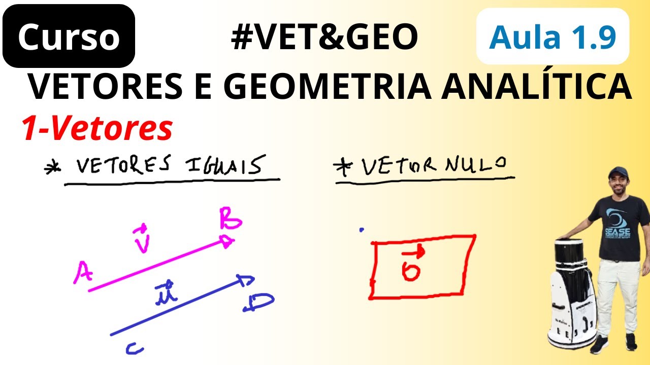 VETORES: Vetor: Vetores Iguais; Vetor Nulo | VET&GEO-A1.9