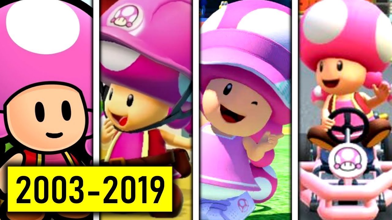 Evolution of Toadette (2003-2019)