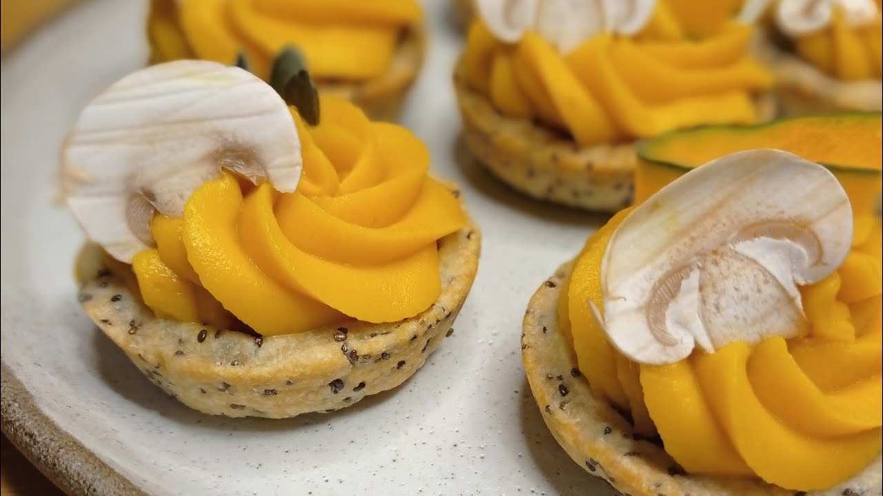 Tartelle funghi e zucca | vegan & healty | Stefania Fiore Chef