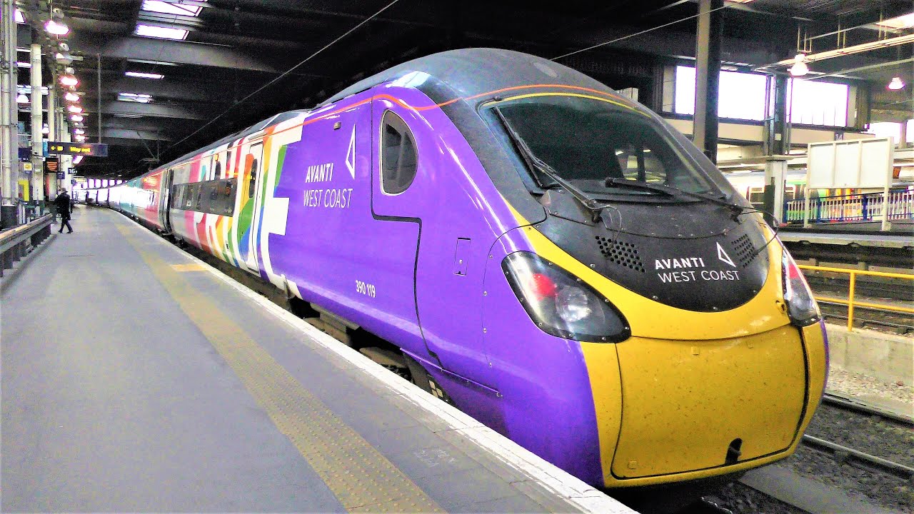 (4K) NEW LIVERY Avanti West Coast Pride Livery Pendolino on the WCML | September 2020