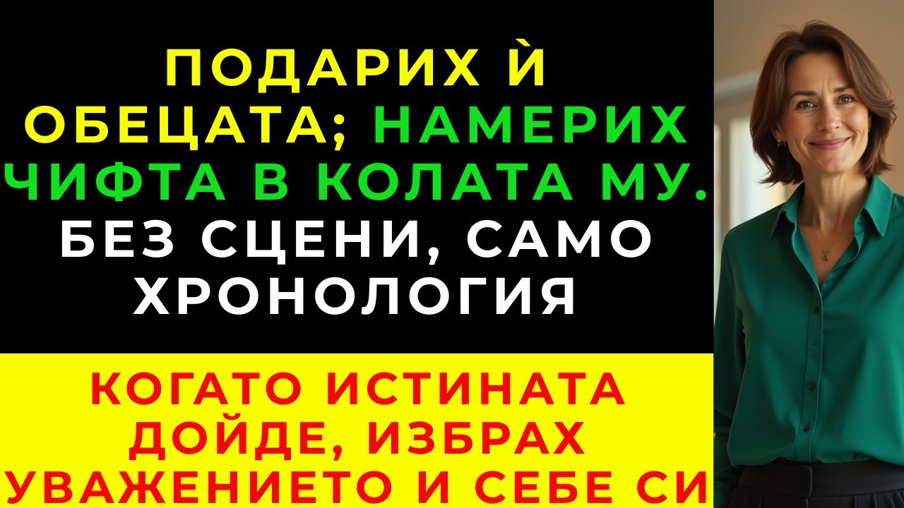 Открих обеца в колата на съпруга ми… вече я бях виждала  Беше на някой много близък