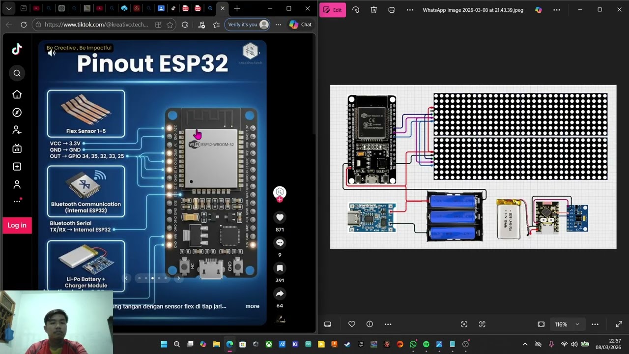 Menjelaskan Fungsi Pin ESP32 pada project Sistem Digital dan Mikrokontroler