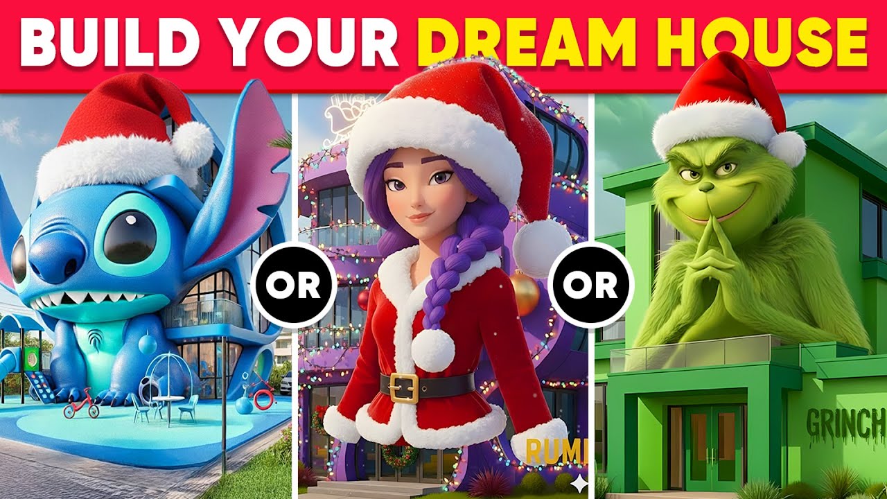 Что бы вы предпочли? Постройте свой роскошный дом мечты 🏡🌈✨🎄 Ежедневная викторина