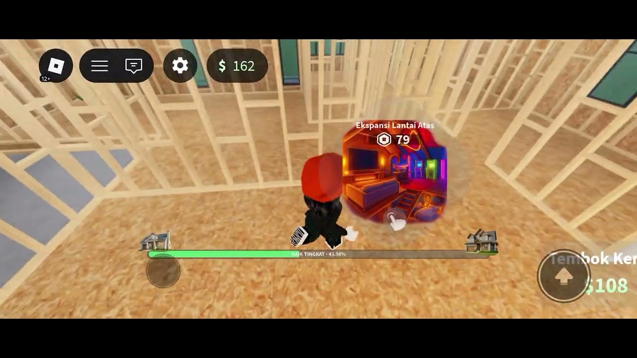 Bangun rumah di roblox 