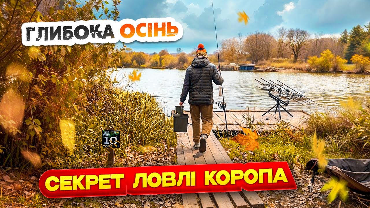 Холодна вода і як піймати трофейного КОРОПА!? Осінній карпфішинг