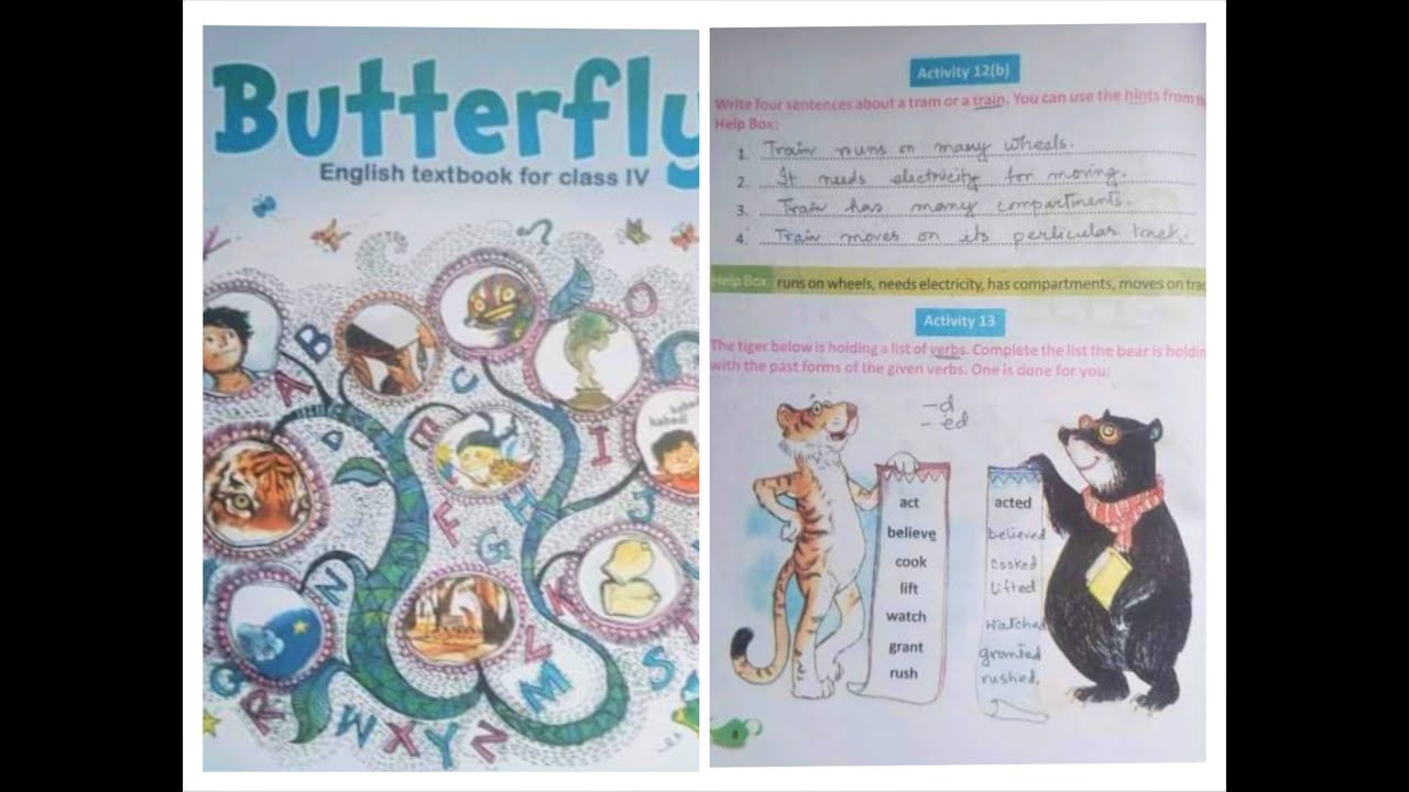 CLASS IV ENGLISH || BUTTERFLY BOOK || PAGE 8 - 10