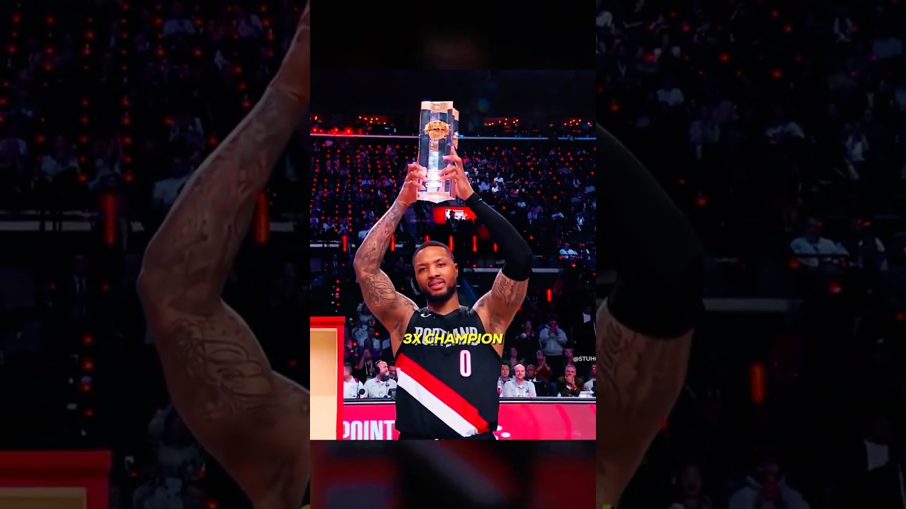 Dame is a 3-Point CHAMPION 😳🔥 #shorts