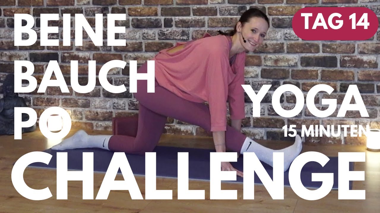 Tag 14 - Yoga zur Dehnung von Beine, Bauch, Po I Flexibilität in nur 15 Minuten