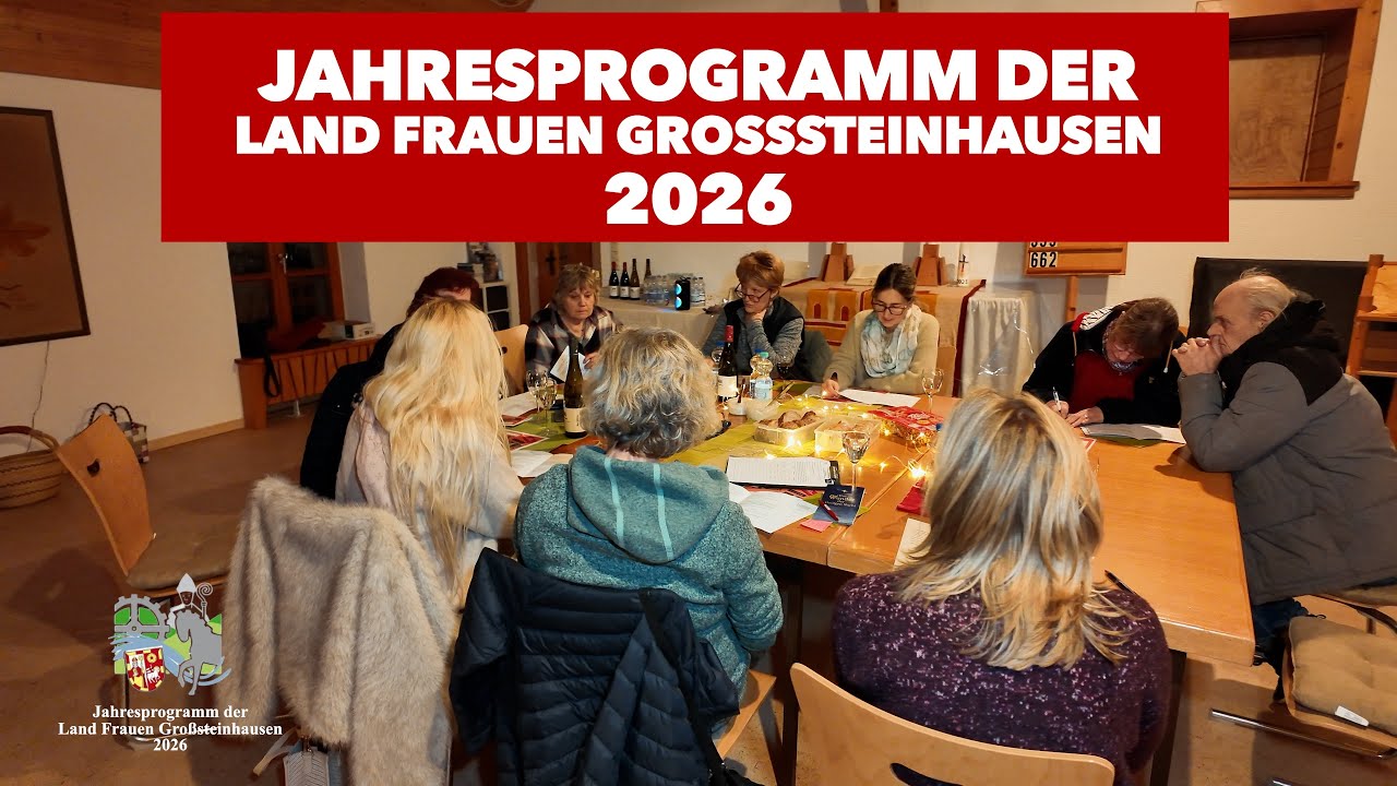 Jahresprogramm der Land Frauen Großsteinhausen 2026