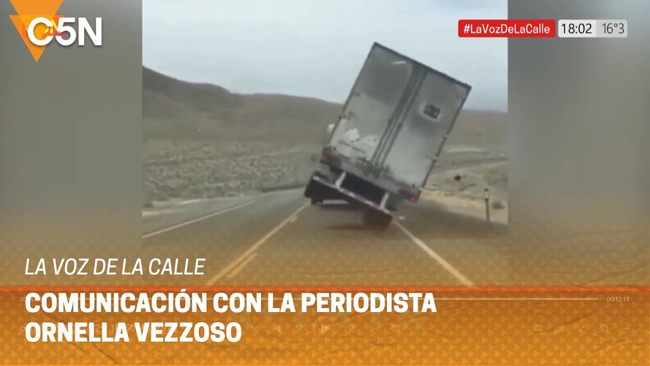 COMODORO RIVADAVIA: una CIUDAD PARALIZADA por el TEMPORAL de VIENTO