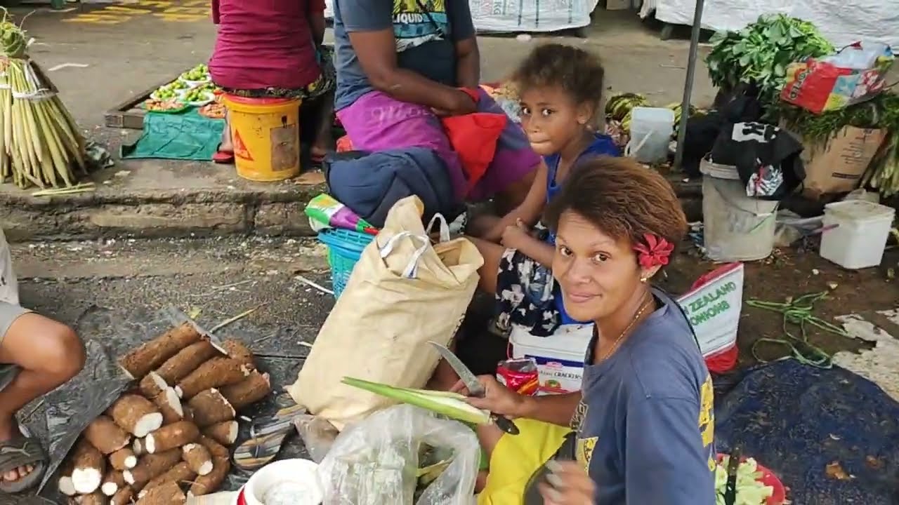 Fiji vegetables  Market