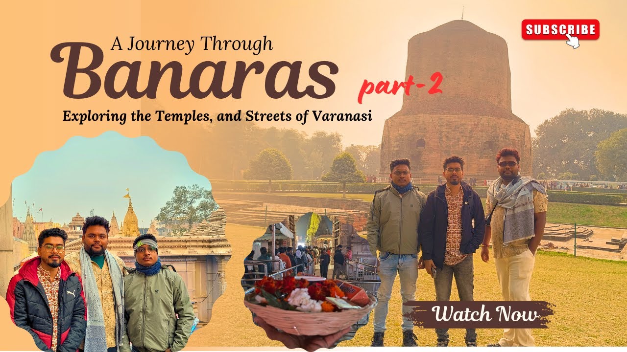 Banaras Vlog Part 2 🔱 | Kashi Vishwanath Mandir Puja 🕉️ & Sarnath Temple Peace ☸️ #KashiVishwanath