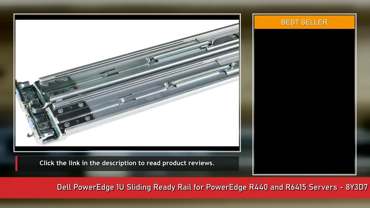 Dell PowerEdge 1U Sliding Ready Rail for PowerEdge R440 and R6415 Servers - 8Y3D7