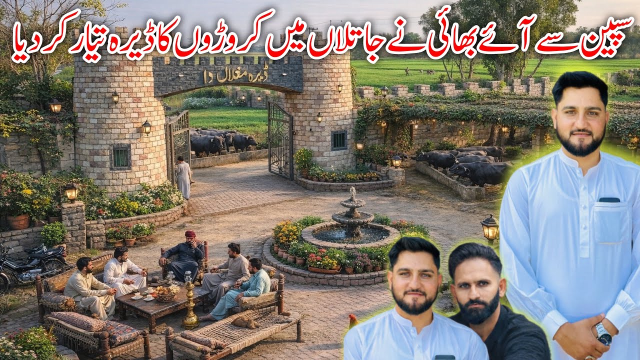 A brother from Spain has set up a camp worth millions in Jatlan.