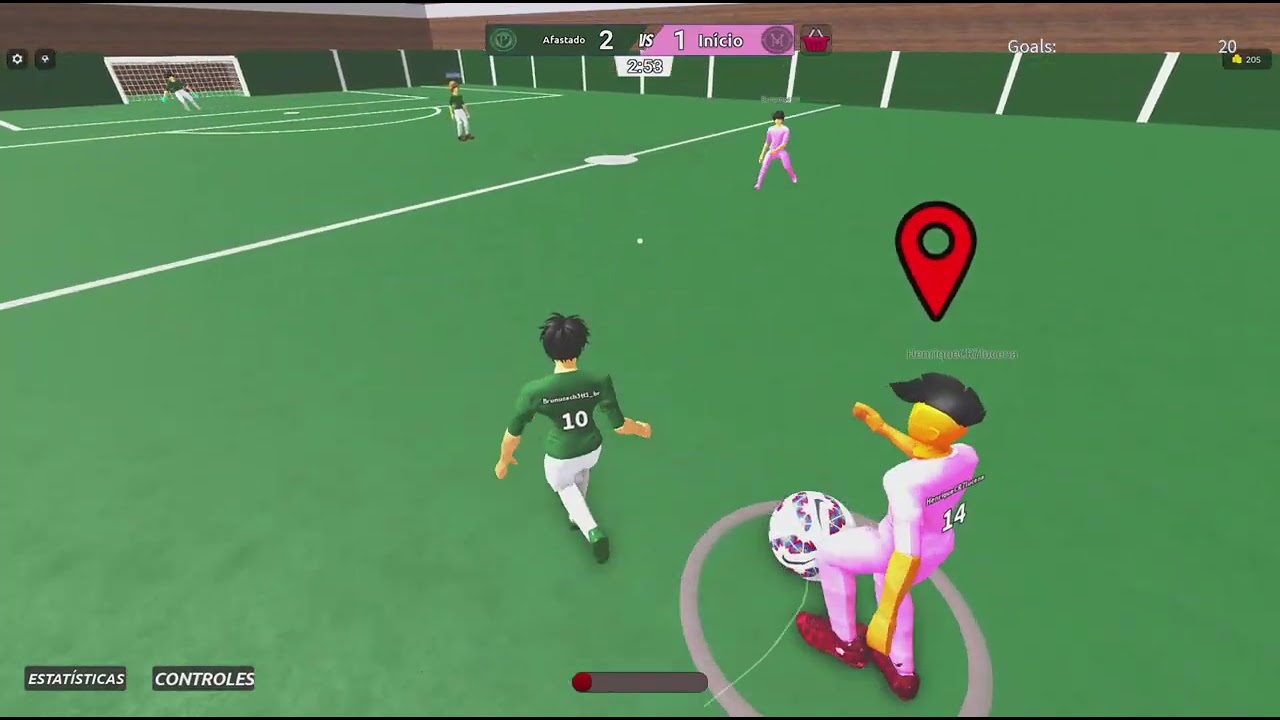 Roblox rua futebol! 😔vamos bater 200 inscrito