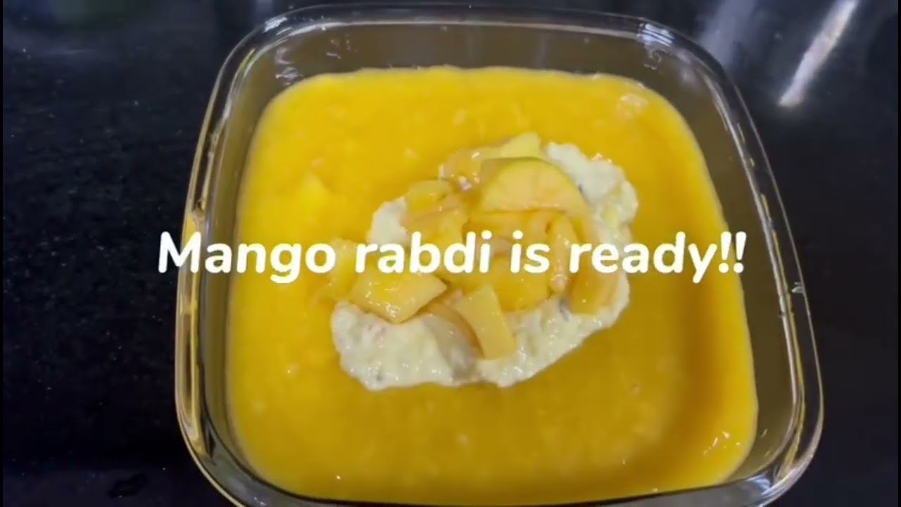 Mango rabdi | Mango malai rabdi | Shadiyonwali mango rabdi recipe