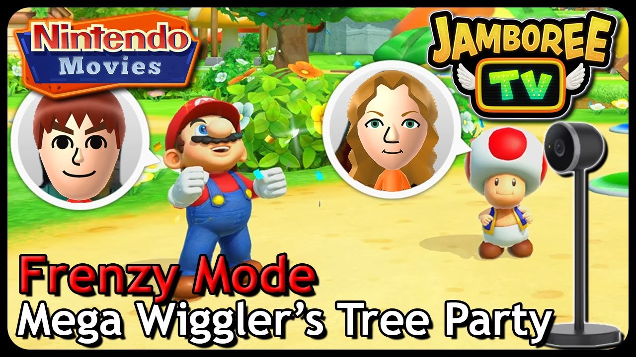 Super Mario Party Jamboree TV Party - Frenzy Mode: Mega Wiggler's Tree Party (Camera, 2 Players)