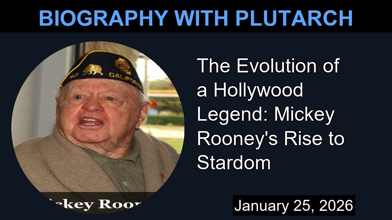 The Evolution of a Hollywood Legend: Mickey Rooney's Rise to Stardom | Biography With Plutarch